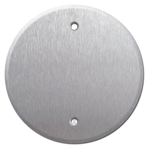 stainless steel round box cover|round electrical box covers.